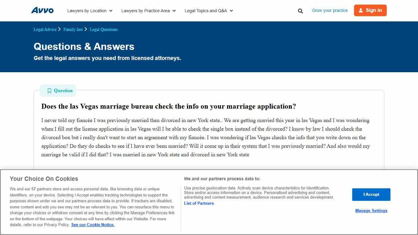 Does the las Vegas marriage bureau check the info on your marriage application? - Legal Answers